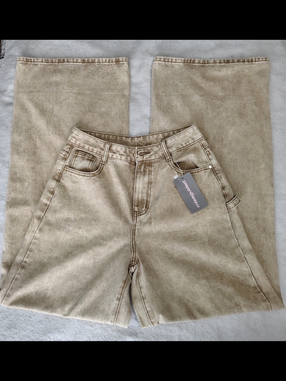 Missguided Wide Leg Jeans - Picture 1 of 4